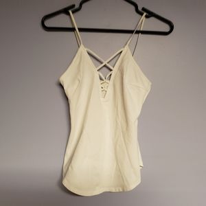 White tank top